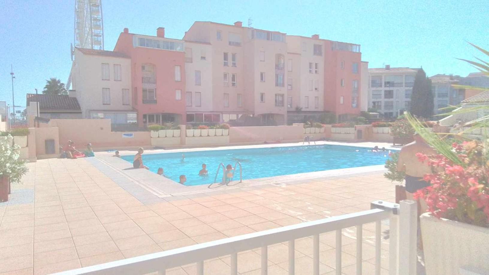 Ferienwohnung Grand T3 Piscine, Garage Centre Port Agde Exterior foto